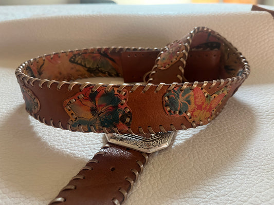 Appliqué Butterfly Belt